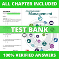 Test Bank for Contemporary Management, 12th Edition (Jones, 2018)