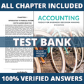 Test Bank for Accounting Tools For Business Decision Making 8th Edition (Kimmel, 2021)