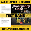 Test Bank for Emergency Care (EMT) 12th Edition (Daniel Limmer, 2019)