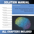 Solution Manual for Basic Psychopharmacology for Mental Health Professionals 3rd Edition by Sinacola
