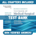 Test Bank Brunner & Suddarth's Textbook of Medical-Surgical Nursing 15th Edition (Hinkle, 2021)