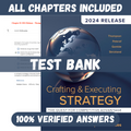 Test Bank Crafting and Executing Strategy Concepts 2024 Release 23rd Edition by Thompson