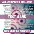 Test Bank for Potter and Perry's Canadian Fundamentals of Nursing, 7th Edition by Astle