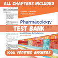Test Bank - Pharmacology Clear and Simple A Guide to Medication Classifications and Dosage Calculations, 5th Edition (Watkins, 2025)