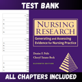 Test Bank for Nursing Research 11th Edition (Denise)  | All Chapters