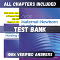 Test Bank Olds' Maternal-Newborn Nursing & Women's Health Across the Lifespan 12th Edition (Michele, 2023)