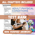 Test Bank for Adult Physical Conditions: Intervention Strategies for Occupational Therapy Assistants, 2nd Edition by Mahle