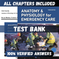 Test Bank Anatomy & Physiology for Emergency Care, 3rd Edition (Bledsoe, 2020)