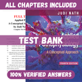 Test Bank for Applied Pathophysiology A Conceptual Approach 4th Edition by Nath, Braun