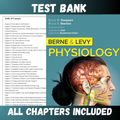 Test Bank - Berne and Levy Physiology, 8th Edition by Koeppen
