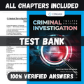 Test Bank for Criminal Investigation 12th Edition by Swanson