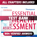 Test Bank Essential Health Assessment 2nd Edition (Thompson, 2023)