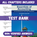 Test Bank for Essentials of Accounting for Governmental and Not-for-Profit Organizations, 15th Edition by Copley