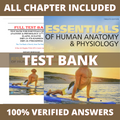 Test Bank for Essentials of Human Anatomy & Physiology 12th Edition (Marieb, 2018)