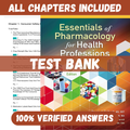 Test Bank for Essentials of Pharmacology for Health Professions 8th Edition by Colbert