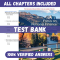 Test Bank for Focus on Personal Finance: 2024 Release by Jack Kapoor