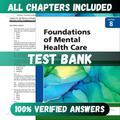 Test Bank Foundations of Mental Health Care, 8th Edition (Morrison-Valfre, 2023)