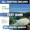 Test Bank Fundamentals of Corporate Finance 13th Edition (Ross, 2021)
