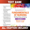 Test Bank - Fundamentals of Nursing-Thinking Doing and Caring, 4th Edition by 2 Volume Set) by Wilkinson & Treas