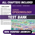 Test Bank Gordis Epidemiology 6th Edition (Celentano, 2020)