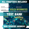 Test Bank Health Informatics An Interprofessional Approach, 3rd Edition (Hardy, 2024)