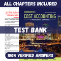Test Bank for Horngren's Cost Accounting A Managerial Emphasis 9th Edition (Canadian Edition) By Srikant Datar