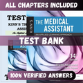Test Bank - Kinn's The Medical Assistant An Applied Learning Approach 14th Edition by Niedzwiecki