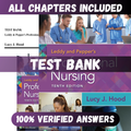 Test Bank Leddy and Pepper's Professional Nursing, 10th Edition (Hood, 2022)