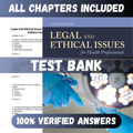 Test Bank Legal and Ethical Issues for Health Professionals 5th Edition (Pozgar, 2019)