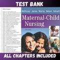Test Bank - Maternal Child Nursing, 5th Edition by McKinney