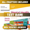 Test Bank Mental Health Nursing, 6th Edition (Gorman, 2023)