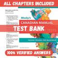 Test Bank for Mosby's Canadian Manual of Diagnostic and Laboratory Tests 2nd Edition by Pagana