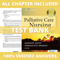 Test Bank for Palliative Care Nursing Quality Care to the End of Life 5th Edition (Matzo, 2018)