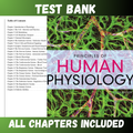 Test Bank - Principles of Human Physiology, 6th Edition by Stanfield