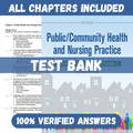 Test Bank for Public / Community Health and Nursing Practice Caring for Populations 2nd Edition by Savage