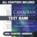 Test Bank for Realities of Canadian Nursing Professional, Practice, and Power Issues 5th Edition by McDonald