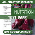Test Bank for Wardlaw's Contemporary Nutrition A Functional Approach, 7th Edition by Smith