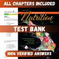 Test Bank Wardlaw's Perspectives in Nutrition 12th Edition (Byrd-Bredbennert, 2021)