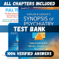 Test Bank - Kaplan & Sadock’s Synopsis of Psychiatry 12th Edition by Boland