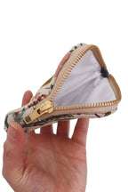 Wildflower Canvas Mini Purse Pouch